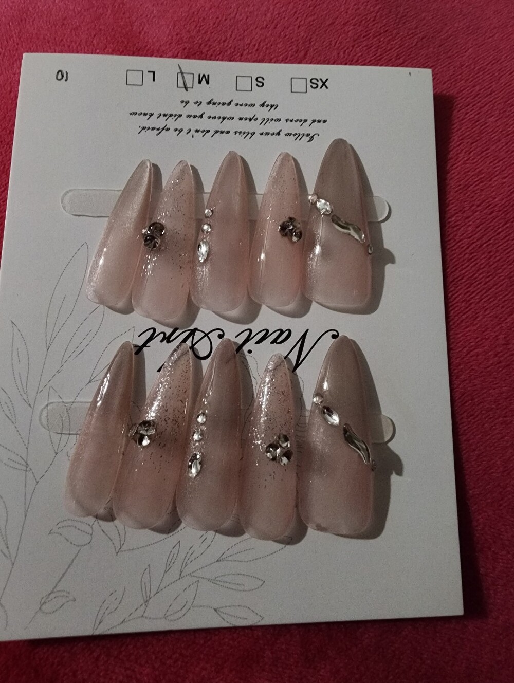 Size Medium Press On Nails